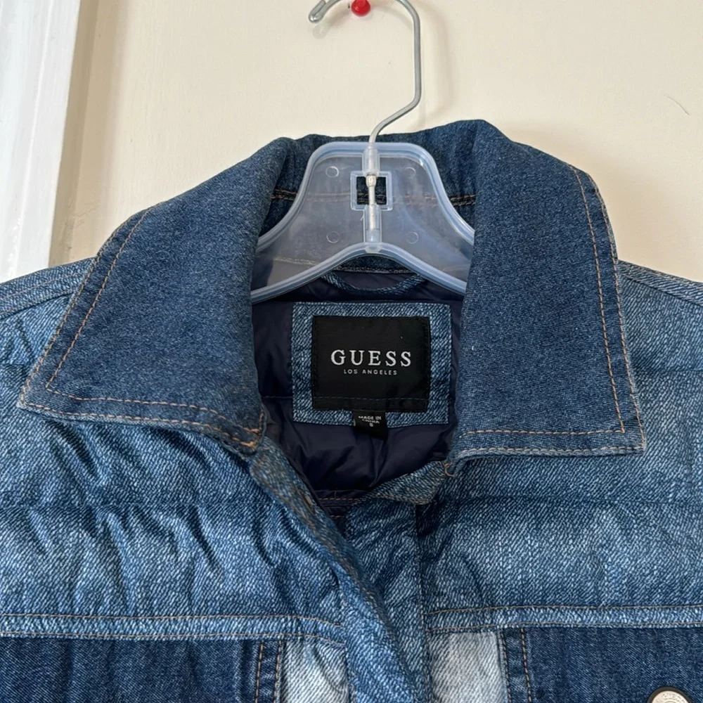 Guess Los Angeles Denim puffer jacket - Picture 6 of 13